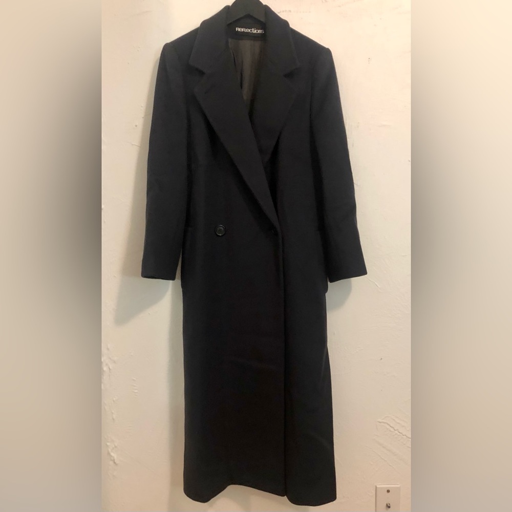 Long Wool Blend Winter Coat